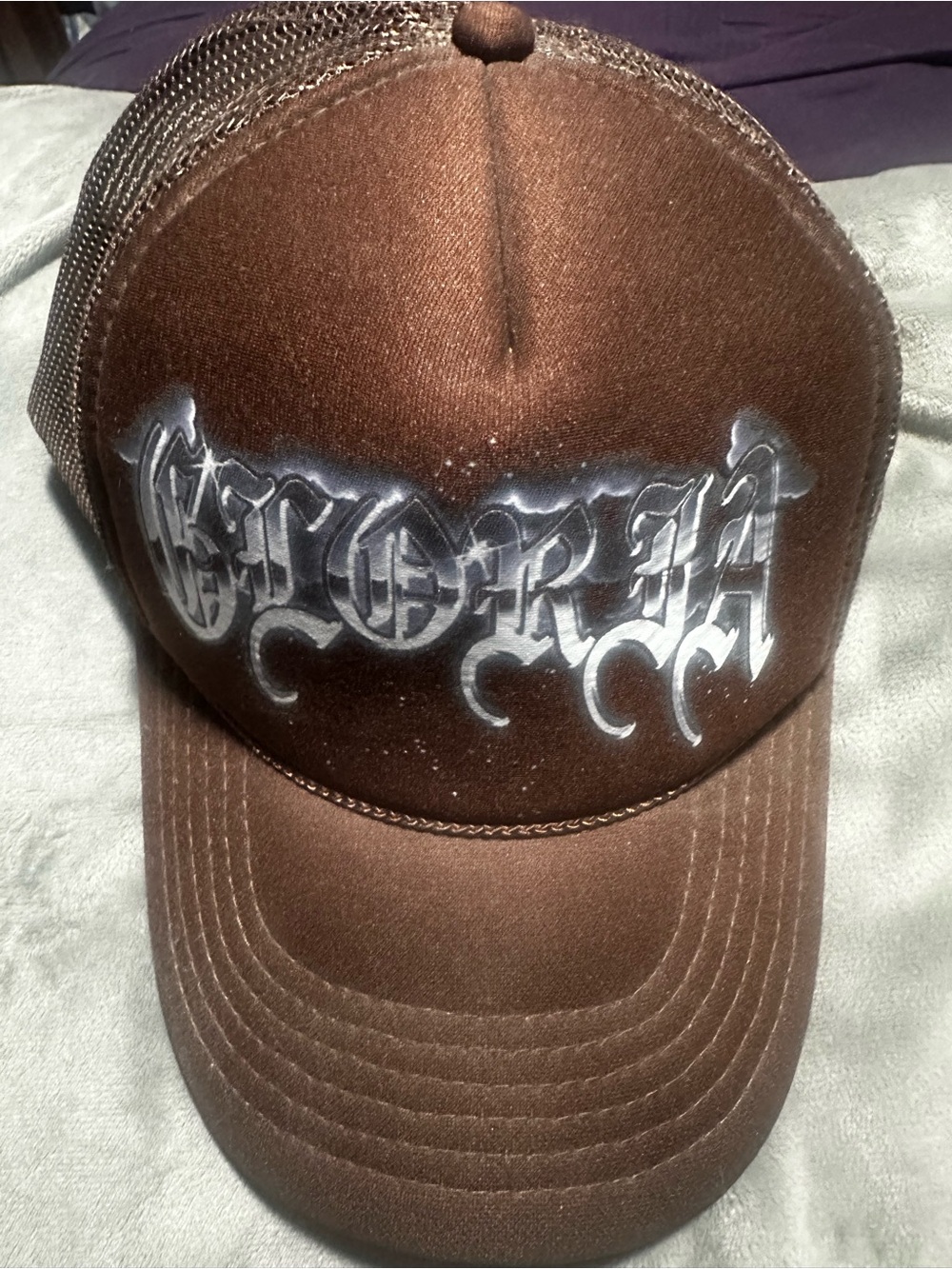 Brown 'Gloria' Trucker Hat , Kendrick Lamar and SZA Grand National Tour 2025